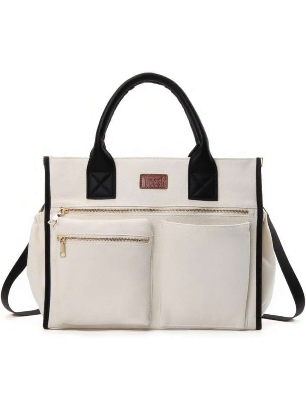 Stylish Canvas Tote Bag for Women | Versatile Crossbody Work & Laptop Handbag